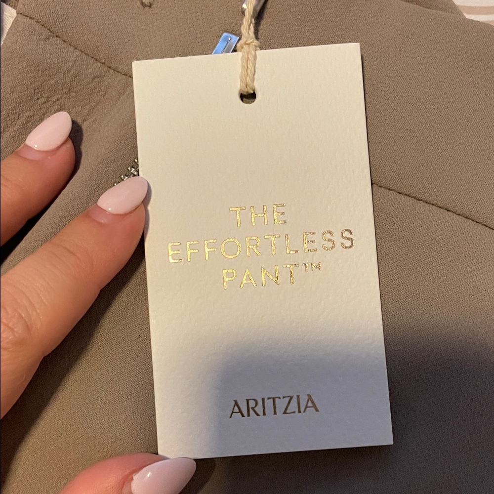 Aritzia Crepette Effortless Pant / Short - Taupe